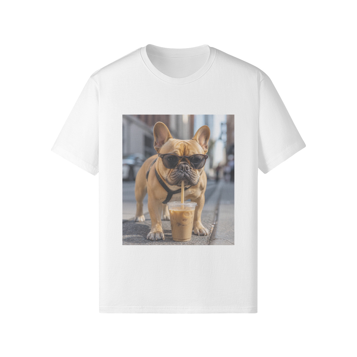 the Frenchie iced coffee