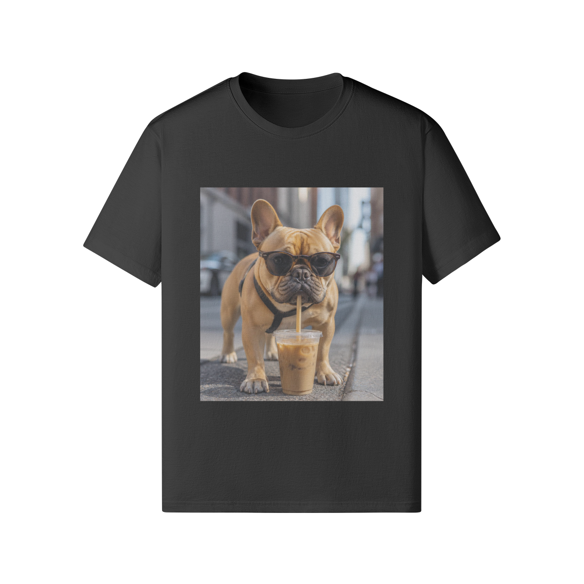the Frenchie iced coffee